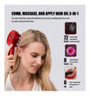 Electric Scalp Massage Comb with Oil Applicator