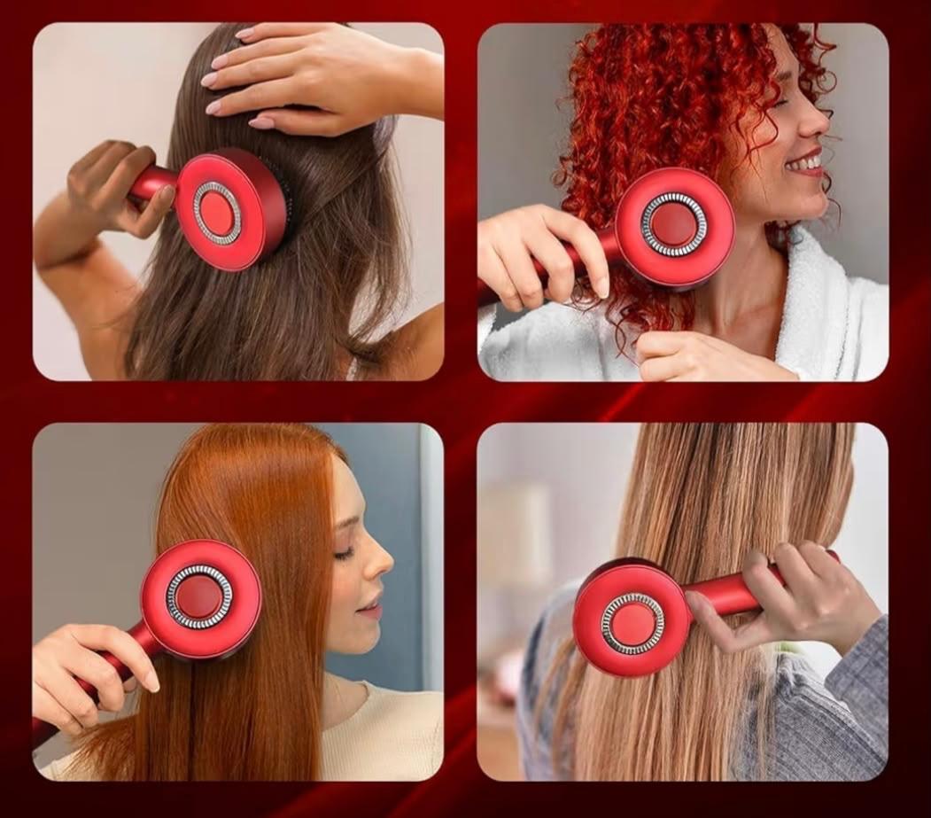 Electric Scalp Massage Comb with Oil Applicator